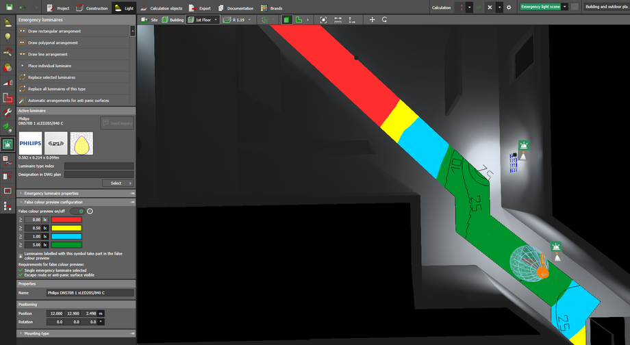 Emergency Lighting With DIALux Evo