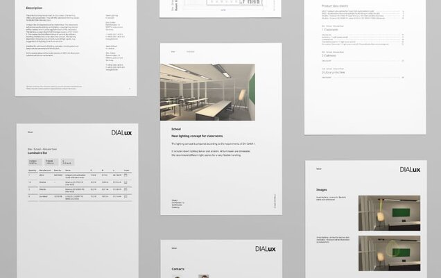 DIALux evo 9 new output design